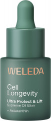 WELEDA Cell Longevity Ultra Protect & Lift Supreme Oil Elixir, 20 ml, Антивозрастной масляный эликсир для лица Ultra Protect & Lift с абрикосовым маслом, авокадо и жожоба, 20 мл