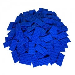 LEGO LEGO 4x8 Bauplatten Blau Platten - Beidseitig bebaubar - Blue 3035 Menge 50x Строительные пластины LEGO 4x8 Синие пластины — можно собирать с обеих сторон — синий 3035 Количество 50 шт.