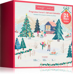 Yankee Candle Christmas Collection Advent Book Adventskalender 2026, Адвент-календарь 2026 Yankee Candle с 24 свечами и подсвечником