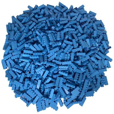 LEGO LEGO 1x4 Steine Blau - 100 Stuck - Blue bricks 3010 LEGO 1x4 кирпичи синие - 100 штук - Синие кирпичи 3010