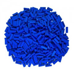 LEGO LEGO 1x4 Steine Blau - 100 Stuck - Blue bricks 3010 LEGO 1x4 кирпичи синие - 100 штук - Синие кирпичи 3010