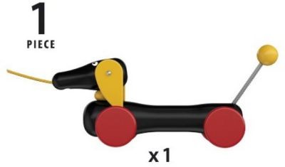 BRIO Nachziehspielzeug Dackel Потяните за игрушечную таксу