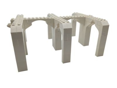 LEGO Lego MOC Gewolbe Brucke Halle - weiss  - 109 Teile - neu Хранилище Lego MOC Brucke Halle - белое - 109 деталей - новое