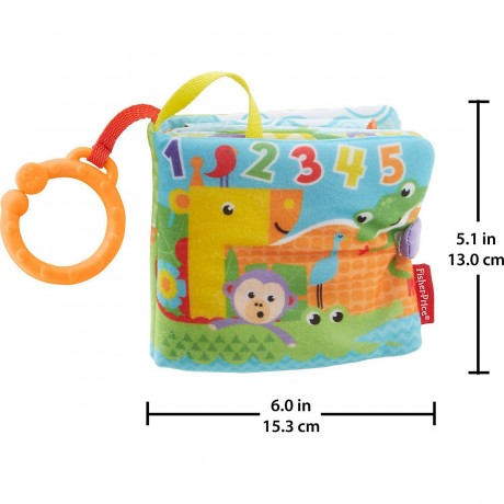 Mattel Fisher-Price Kleines Spielbuch weiches Baby Buch Мягкая детская книга Fisher-Price Little Playbook