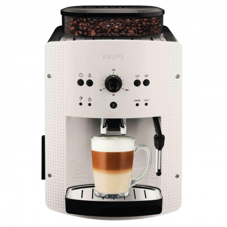Krups Krups Kaffeevollautomat EA810570 Essential White Kaffeevollautomat, Automatische Abschaltung, Dampfstab, Abnehmbarer Wasserbehalter Полностью автоматическая кофемашина Krups EA810570 Essential White Полностью автоматическая кофемашина, автоматическ