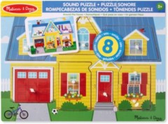 Melissa  Doug Soundpuzzle aus Holz Деревянный звуковой пазл