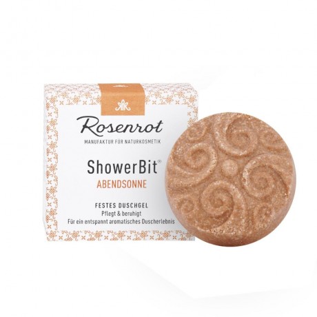 Rosenrot Festes Duschgel ShowerBit Abendsonne 60g Твердый гель для душа ShowerBit вечернее солнце 60г