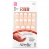 KISS Salon Acrylic French Французские Акриловые самоклеящиеся накладные ногти Humble Pie 1 Набор