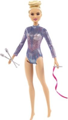 Mattel Barbie Rhythmische Sport-Gymnastik Puppe Кукла Барби для художественной гимнастики
