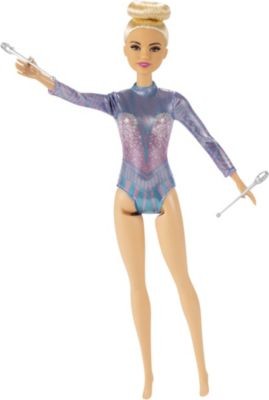Mattel Barbie Rhythmische Sport-Gymnastik Puppe Кукла Барби для художественной гимнастики
