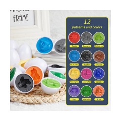 Vetaka Auto Eier Sortierspiel Montessori Spielzeug fur Kinder Игра «Сортировка яиц в машине» Монтессори-игрушки для детей