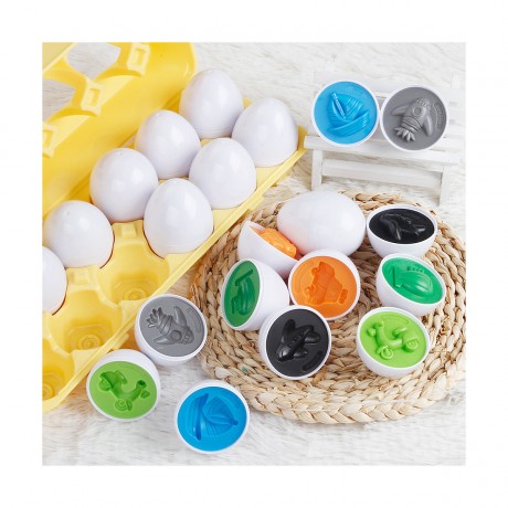 Vetaka Auto Eier Sortierspiel Montessori Spielzeug fur Kinder Игра «Сортировка яиц в машине» Монтессори-игрушки для детей