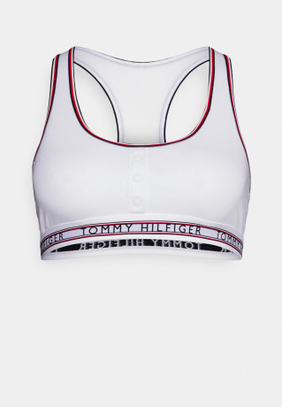 Tommy Hilfiger UNLINED BRALETTE Bustier white БРАЛЕТ БЕЗ ПОДКЛАДКИ Бюстье белый