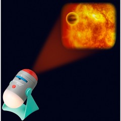 Bresser Junior Junior 2-in-1-Weltraum-Projektor und Nachtlicht Детский космический проектор 2-в-1 и ночник