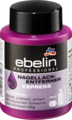 ebelin Жидкость для снятия лака Профессиональная, без ацетона, 75 мл