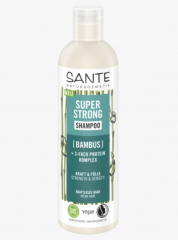 SANTE NATURKOSMETIK Shampoo Super Strong, Шампунь Укрепляющий с органическим экстрактом бамбука и тройным протеиновым комплексом, 250 мл