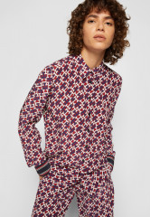 Tommy Hilfiger VIS MONGRAM FLEUR Button-down blouse rouge VIS MONGRAM FLEUR Блузка на пуговицах румяна