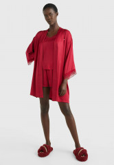 Tommy Hilfiger DITSY KIMONO Dressing gown royal berry DITSY КИМОНО Халат королевская ягода