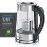 Arendo Arendo Wasserkocher, 1,7 l, 2200 W, Edelstahl Glas mit Teesieb, Teekocher, Temperaturwahl 40° C 100° C Чайник Arendo, 1,7 л, 2200 Вт, стакан из нержавеющей стали с ситечком для чая, чайник, выбор температуры 40°С 100°С