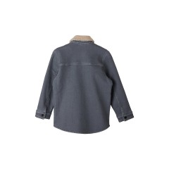 s.Oliver Hemdjacke mit Teddyplusch-Futter Outdoorjacken fur Jungen Куртка-рубашка с подкладкой из плюшевого плюша Уличные куртки для мальчиков