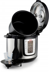 Tefal Tefal Multikocher CY505E Fast  Delicious, 1200 W, 6 l Schussel, elektr. Schnellkochtopf, 25 Programme, 6L Kapazitat, inkl. Rezeptheft  Мультиварка Tefal CY505E Fast Delicious, 1200 Вт, чаша 6 л, электрическая. Скороварка, 25 программ, объем 6 л, вкл