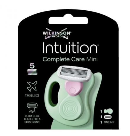 Wilkinson Sword Intuition Complete Care Mini Rasierer, Мини-бритва для женщин в дорожном футляре