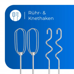 exquisit exquisit Handmixer MH 3003 we, 400 W  изысканный ручной миксер MH 3003 we, 400 Вт