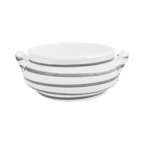 Gmundner Keramik Gmundner Keramik Graugeflammt Suppenschale 0,37 L / h: 5,9 cm Миска для супа Gmundner керамическая серая с пламенем 0,37 л / высота: 5,9 см