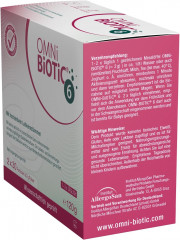 OMNI-BIOTIC 6 120g, Пробиотик для кишечника и микрофлоры, от вздутия и дискомфорта, 6 штаммов бактерий, 1 млрд КОЕ в порции, без лактозы и глютена 120г (60 порций)