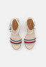 Tommy Hilfiger CORPORATE  High heeled sandals ecru CORPORATE Босоножки на высоком каблуке экрю