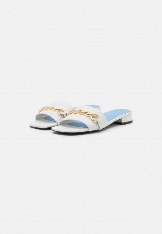 Tommy Hilfiger CHAIN FEMININE FLAT  Mules ecru CHAIN ????FEMININE FLAT Мюли экрю