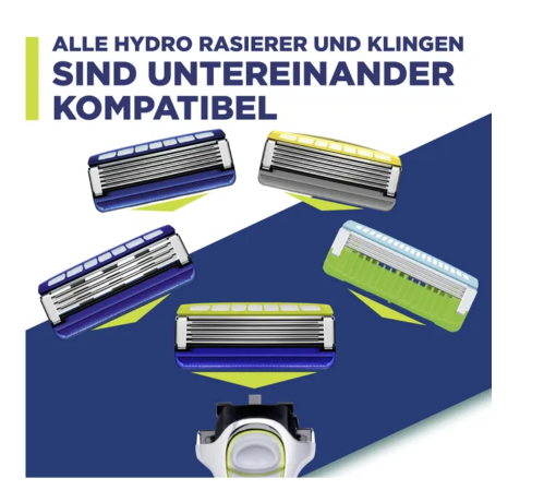 Wilkinson Sword Hydro 5 Sensitive Rasierklingen 4st, Лезвия для бритья Hydro5 Sensitive 4шт