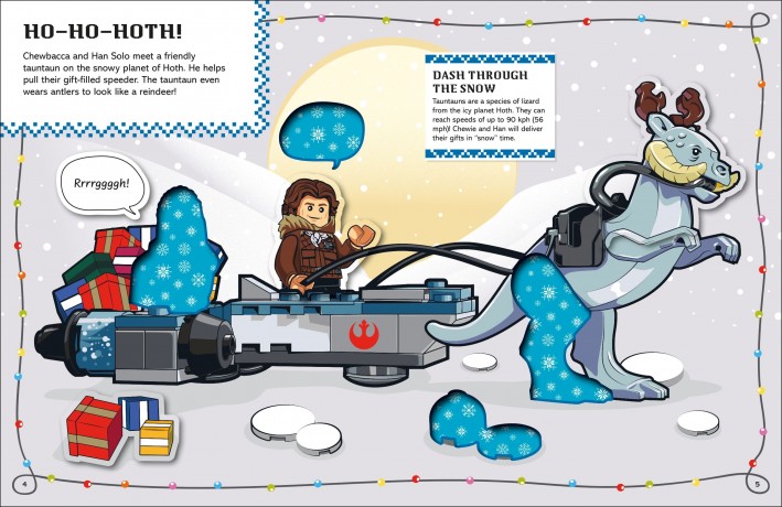 Lego Holiday Sticker Book Книга с праздничными наклейками