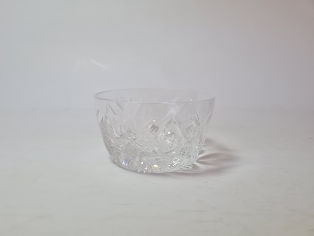 Конфетница винтажная миниатюрная Windrad-Design, хрусталь, 8 x 4 см, Германия, 1960-70гг.