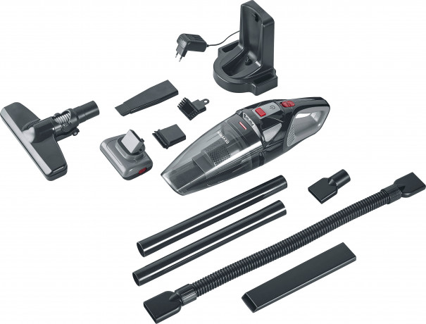 Severin Severin Akku-Handstaubsauger HV 7147, 120 W, beutellos, mit Kombi-Zubehor Беспроводной ручной пылесос Severin HV 7147, 120 Вт, без мешка, с комбинированными принадлежностями