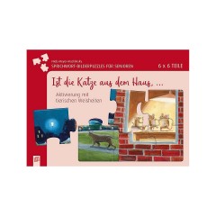 Verlag an der Ruhr Sprichwort-Bilderpuzzles fur Senioren: Ist die Katze aus dem Haus ... (Puzzle) Пословицы-пазлы с картинками для пожилых: Кота нет дома... (пазл)