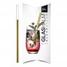 Eisch Eisch Gentleman Trinkhalm Glas Gold mit Reinigungsburste - im Geschenkkarton l: 20 cm / d: 9 mm Eisch Gentleman стеклянная соломинка для питья золото с щеточкой для чистки - в подарочной упаковке д: 20 см / г: 9 мм