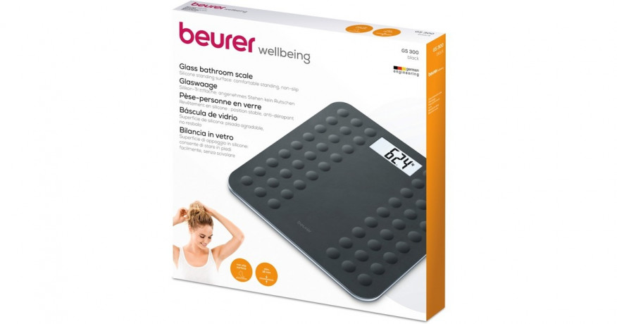 Beurer Beurer GS 300, Waage schwarz schwarz Beurer GS 300, шкала черная