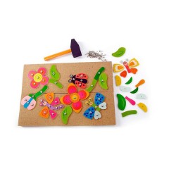 HESS Holzspielzeug Hammerspiel Blumenwiese Деревянная игрушка молоток игра цветочный луг