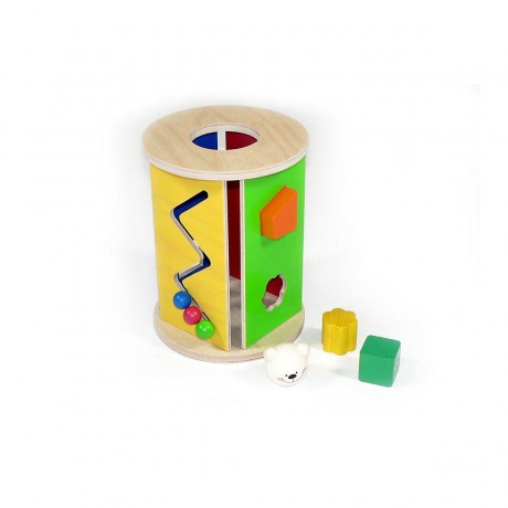 HESS Holzspielzeug Steckbox rund Деревянный ящик для игрушек круглый