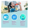 Sanotact Elekrtolyte Aktiv brauletabletten 20st, Электролиты шипучие таблетки Aktiv для детей и взрослых Германия, витамины B1 B2 B6 и магний, для восстановления водного баланса и энергии, вкус лайм грейпфрут, 20 таблеток