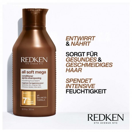 Redken All Soft Mega CurlsConditioner Кондиционер для очень сухих и поврежденных волос 300мл