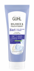 Guhl 3in1 Balance &amp; Feuchtigkeit Kur, Spuelung &amp; Serum, 200 ml, Guhl средство 3 в 1 — маска, бальзам и сыворотка с гиалуроновой кислотой, пантенолом и глицерином, 200 мл
