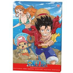 One Piece Adventskalender, шоколадный адвент-календарь One Piece, 24 окошка, 75 г