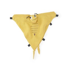 Kids Concept Schmusetuch Biene -gelb Schnuffeltucher Подшлемник для пчел