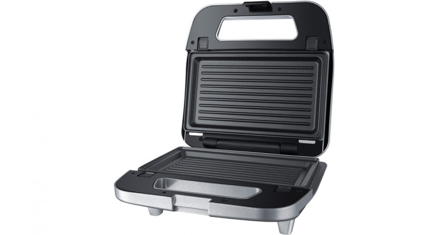 Steba Steba Multi-Snack-Maker 3in1 SG 65, Sandwichmaker silber/grau, 750 Watt, mit 3 Platten-Sets  silber/grau Steba Multi-Snack Maker 3in1 SG 65, сэндвичница серебристо-серая, 750 Вт, с набором тарелок 3