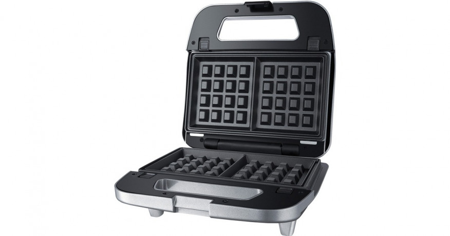 Steba Steba Multi-Snack-Maker 3in1 SG 65, Sandwichmaker silber/grau, 750 Watt, mit 3 Platten-Sets  silber/grau Steba Multi-Snack Maker 3in1 SG 65, сэндвичница серебристо-серая, 750 Вт, с набором тарелок 3