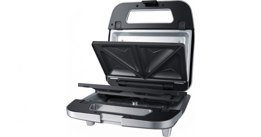 Steba Steba Multi-Snack-Maker 3in1 SG 65, Sandwichmaker silber/grau, 750 Watt, mit 3 Platten-Sets  silber/grau Steba Multi-Snack Maker 3in1 SG 65, сэндвичница серебристо-серая, 750 Вт, с набором тарелок 3