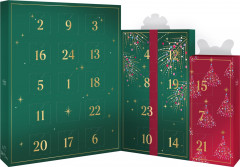 Yankee Candle Christmas Collection Advent Calendar 2026, Yankee Candle Christmas Collection Адвент-календарь 2026 с 24 ароматическими свечами-таблетками разных ароматов и стеклянным подсвечником, 25 предметов