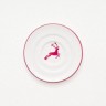 Gmundner Keramik Gmundner Keramik Bordeauxroter Hirsch Mokka-/Espresso-Untertasse Gourmet d: 11 cm Блюдце Gmundner Ceramics Bordeaux Red Deer Mocha/Espresso Gourmet d: 11 см